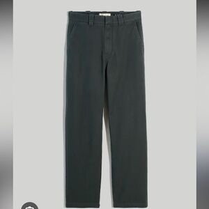 Madewell Dark Gray Straight-Leg Pants
